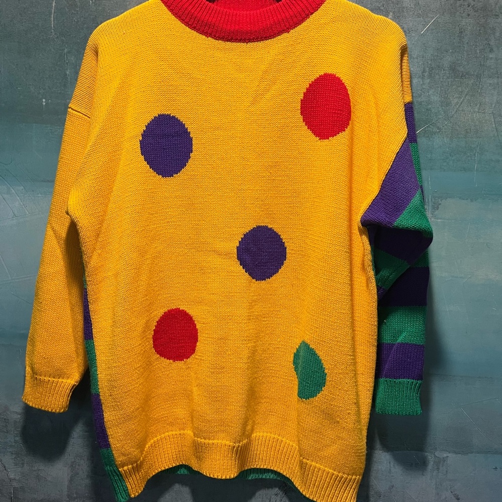 Vintage 90s Esprit Sports Retro Geometric Sweater medium / large